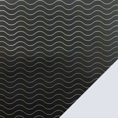 Image of: Geschenkpapier Metallic Waves