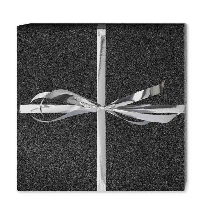 Image of: Geschenkpapier matt mit Glitter, Shiny asphalt. Achtung: Zum Einpacken ohne Klebeband