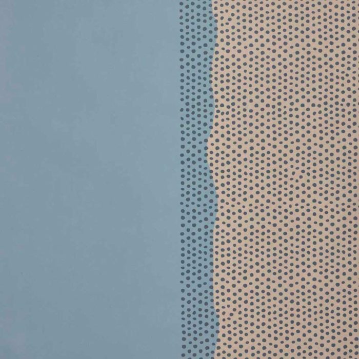 Image of: Geschenkpapier Half Dots Blue 57cm