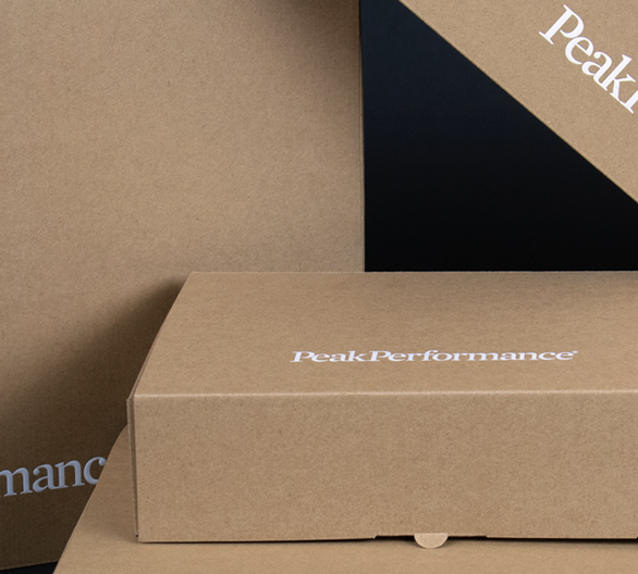 Peak Performance shipping boxes