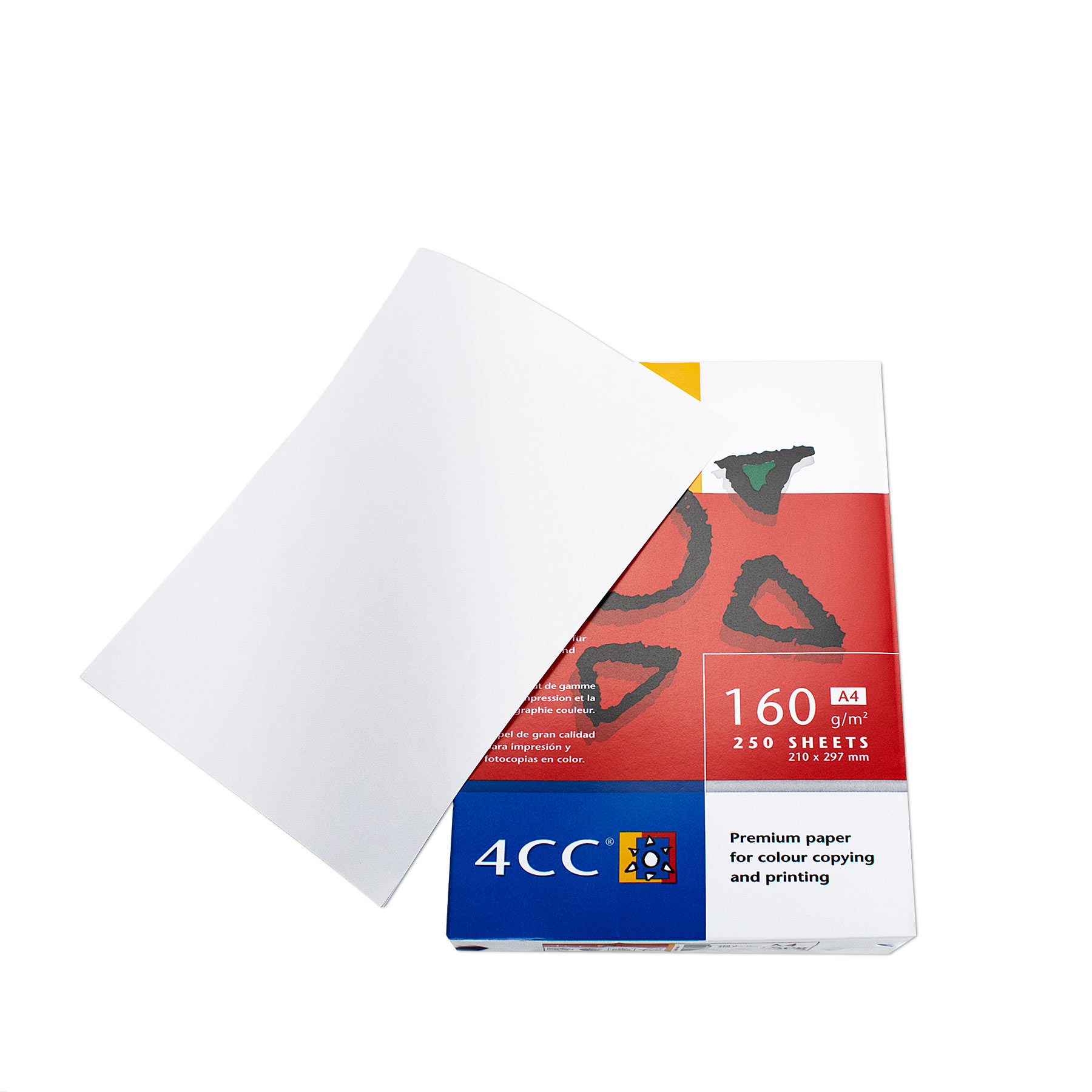 Kopipapir A4 hvid pk. a 250 ark | Scanlux Packaging
