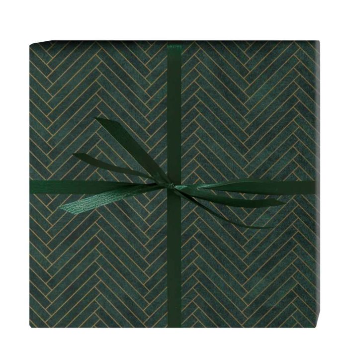Image of: Gavepapir mat, Marble tiles Green, FSC®
