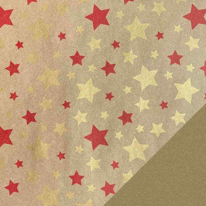 Image of: Gavepapir Wrapped in Stars