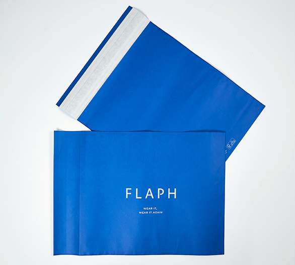 Flaph forsendelsposer for-og bag