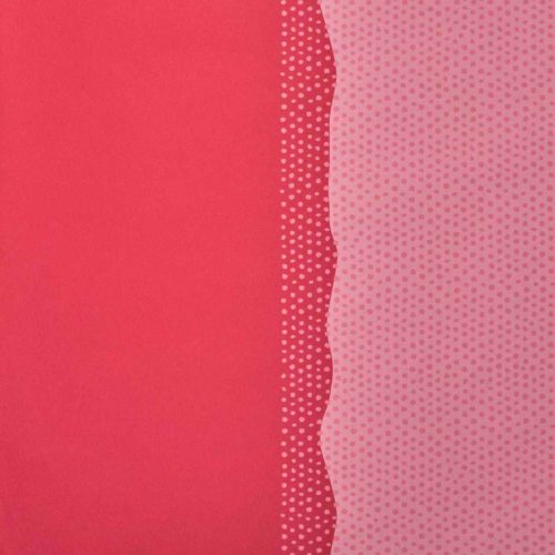 Image of: Gavepapir Half Dots Pink/Red 57cm