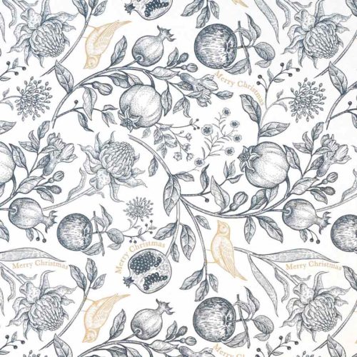 Image of: Gavepapir Golden Bird Creme 57cm