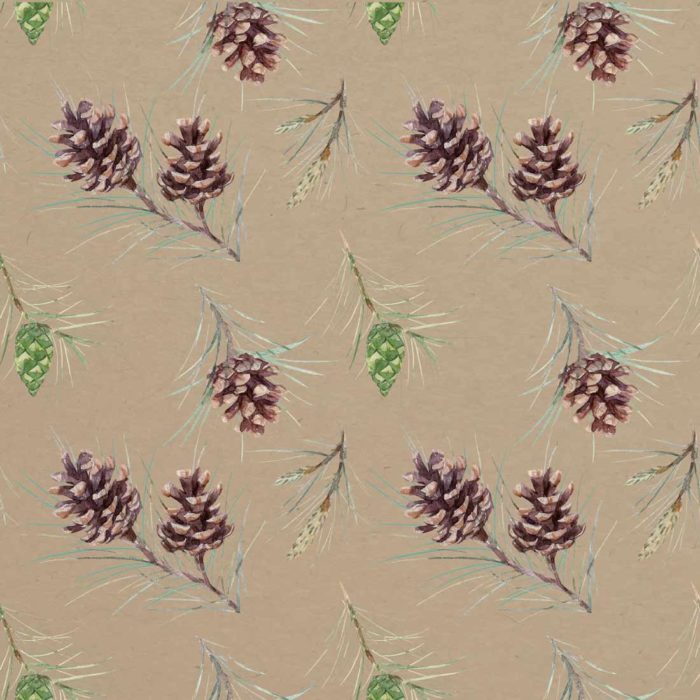 Image of: Gavepapir mat, Watercolour cones. FSC®