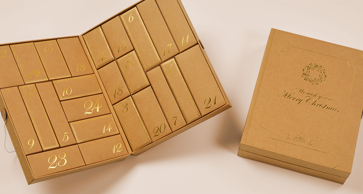 Bog julekalender opslået og forsiden