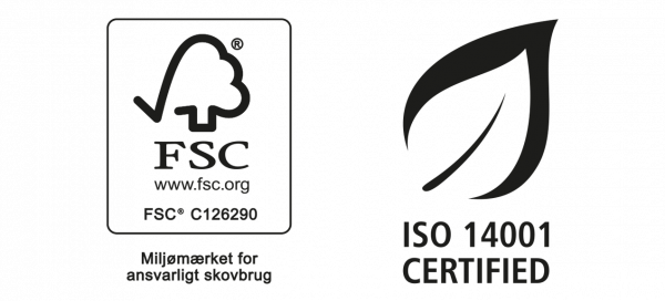 FSC logo ISO logo