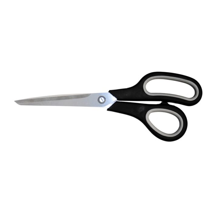Image of: Konttorisakset 21 cm musta/harmaa, ergonominen kumikahva