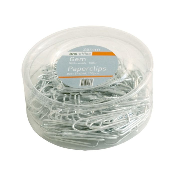 Image of: Paperiliitin 26mm. 100 kpl pakkaus