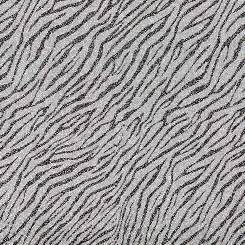 Image of: Lahjapaperi, Glitter Zebra. Huom: pakkaa ilman teippiä