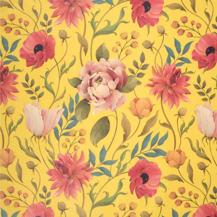 Image of: Lahjapaperi Bloom, Keltainen 57 cm