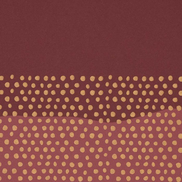 Image of: Lahjapaperi Half Dots Bordeaux/Gold 57 cm