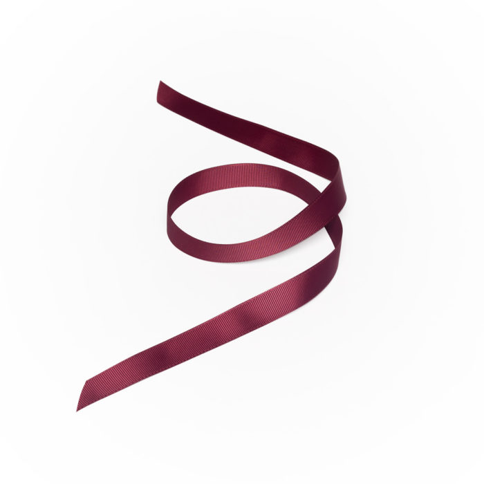 Image of: Grosgrain-nauha, Burgundy