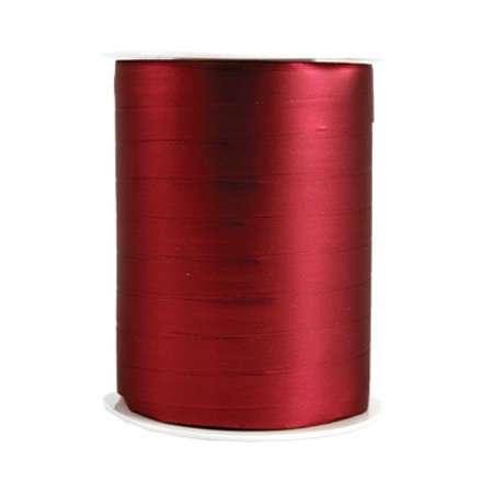 Image of: Cadeaulint mat metallic, rood