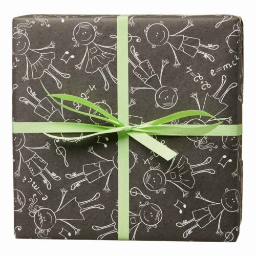 Image of: Cadeaupapier mat, I Love School