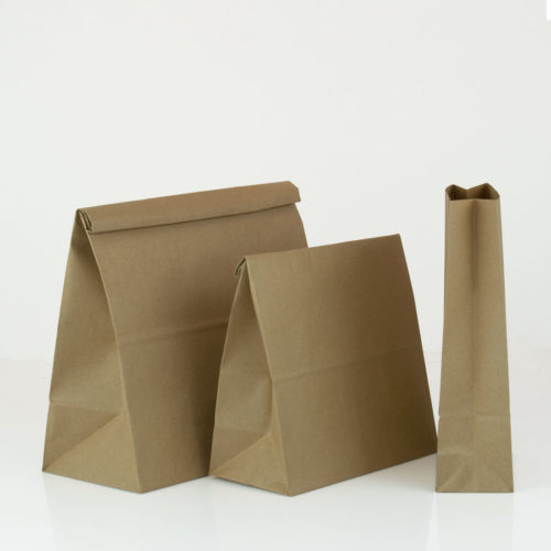 Image of: Papieren tas naturel, zonder hengsel