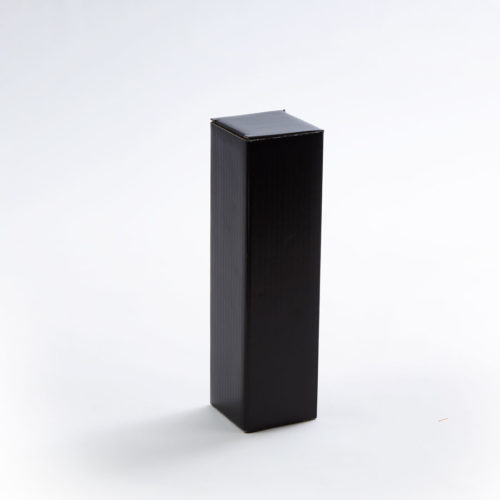 Image of: Wijndoos zwarte lak, 1 stuk, massief karton