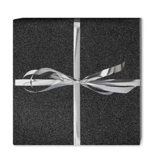 Image of: Cadeaupapier mat met glitter, Shiny asphalt. Opgelet: voor verpakking zonder kleefband