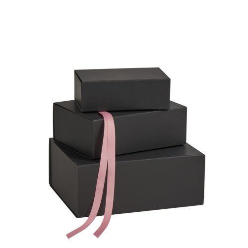 Image of: Exclusieve geschenkdoos, mat zwart. Magnetische sluiting. FSC®