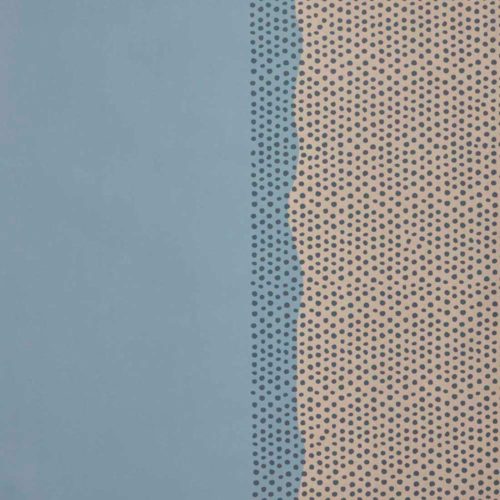 Image of: Cadeaupapier Half Dots Blue 57cm