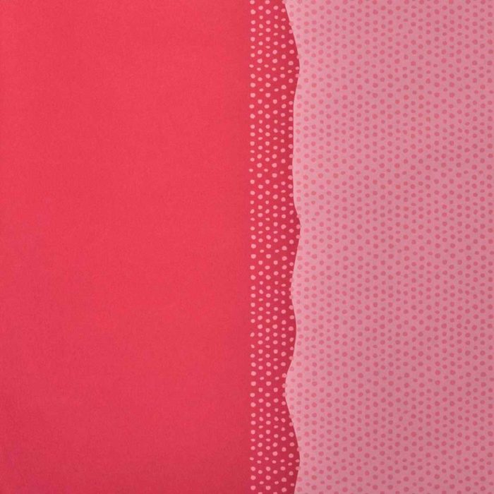 Image of: Cadeaupapier Half Dots Pink/Red 57cm