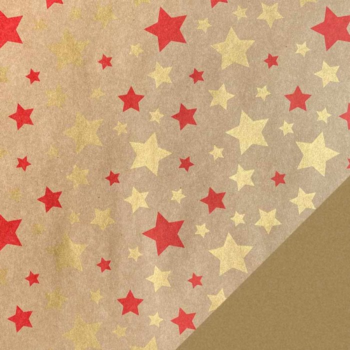 Image of: Cadeaupapier Wrapped in Stars