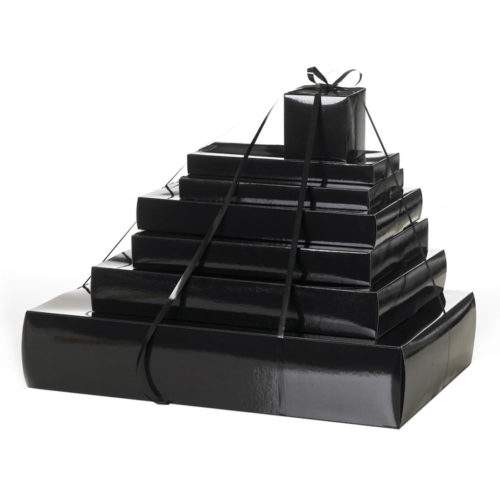 Image of: Geschenkendoos, hoogglans zwart