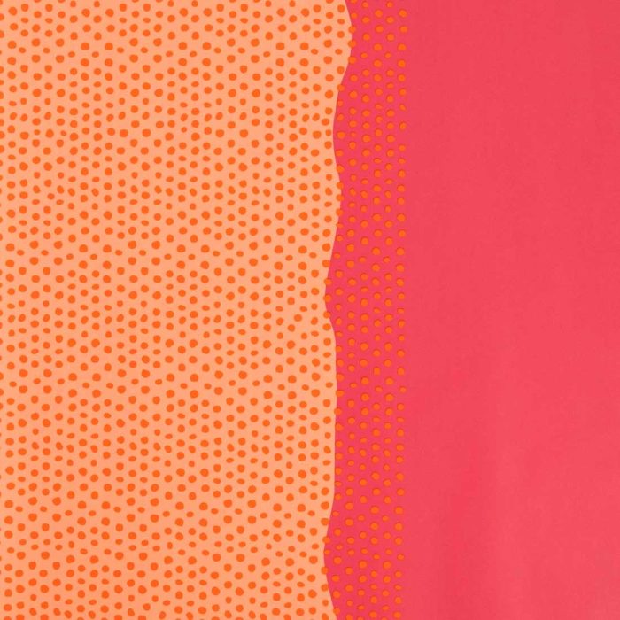 Image of: Cadeaupapier Half Dots Pink 57 cm