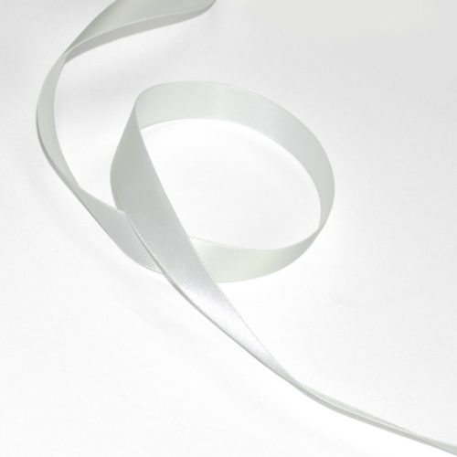 Image of: Gavebånd silke, hvit
