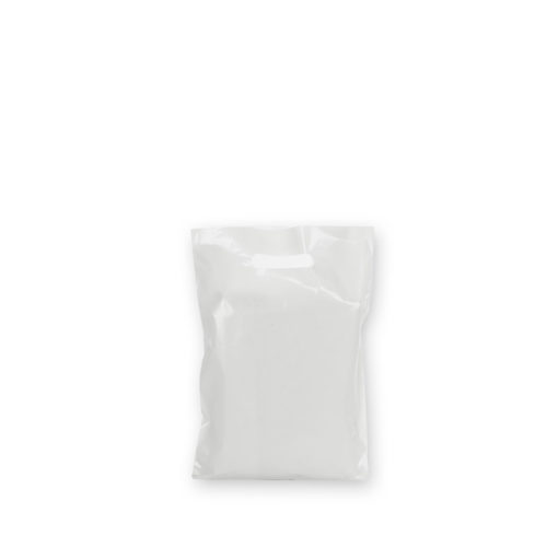 Image of: Plastpose i hvit, nøytral