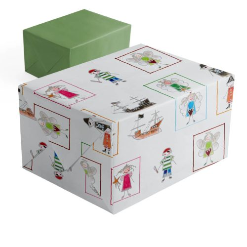 Image of: Gavepapir glatt, tosidet, Fairytale. FINNES I 100 CM