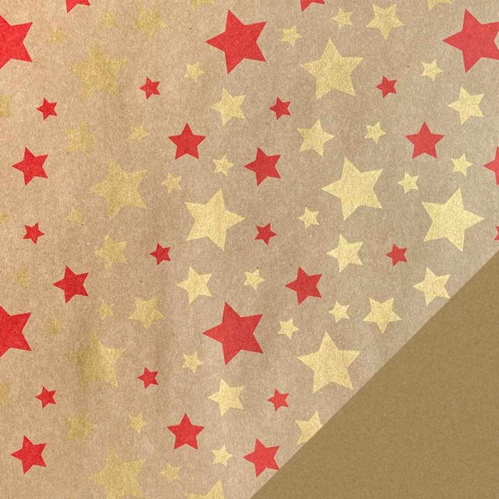 Image of: Gavepapir Wrapped in Stars