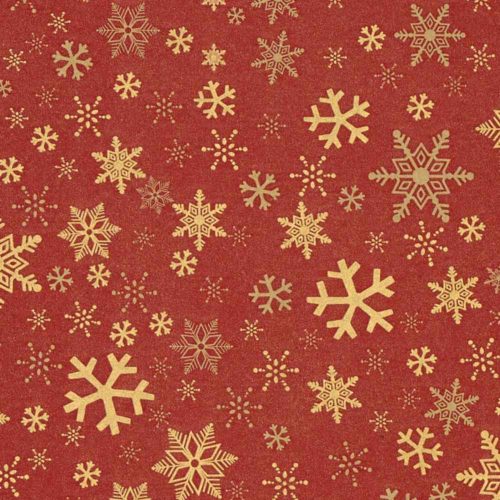 Image of: Gavepapir Snowflake Red 57cm