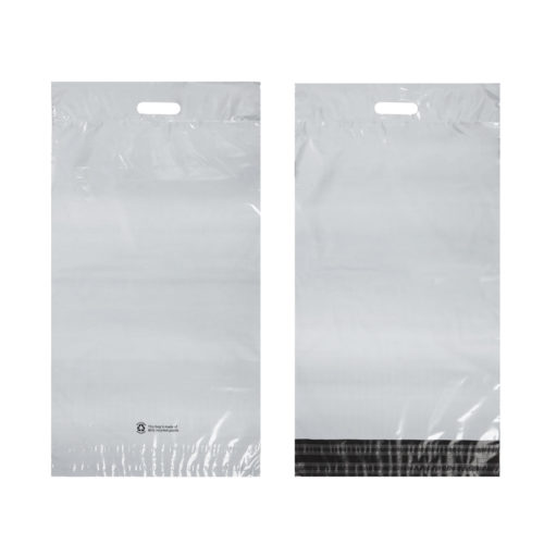 Image of: Fraktpose Hvit/svart med håndtak