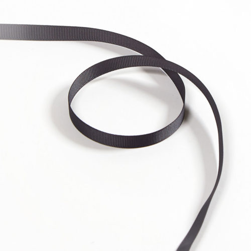 Image of: Grosgrain band RPET, Charcoal