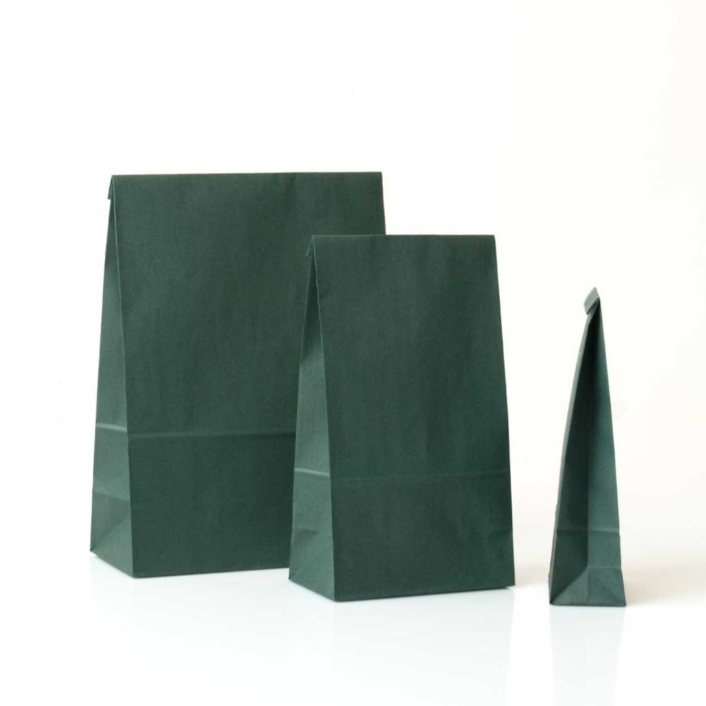 Image of: Presentpåse papper, dark green petroleum