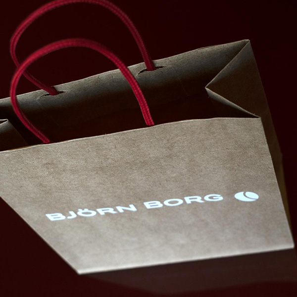 Bjorn Borg sustainable paper bag