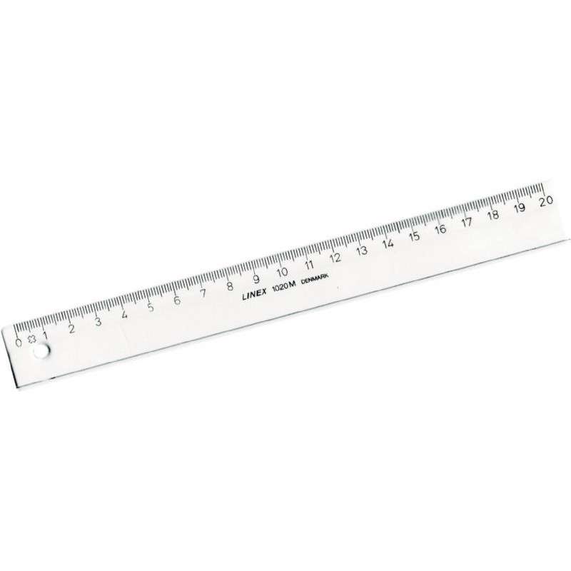 Ruler 30cm Clear Scanlux Packaging