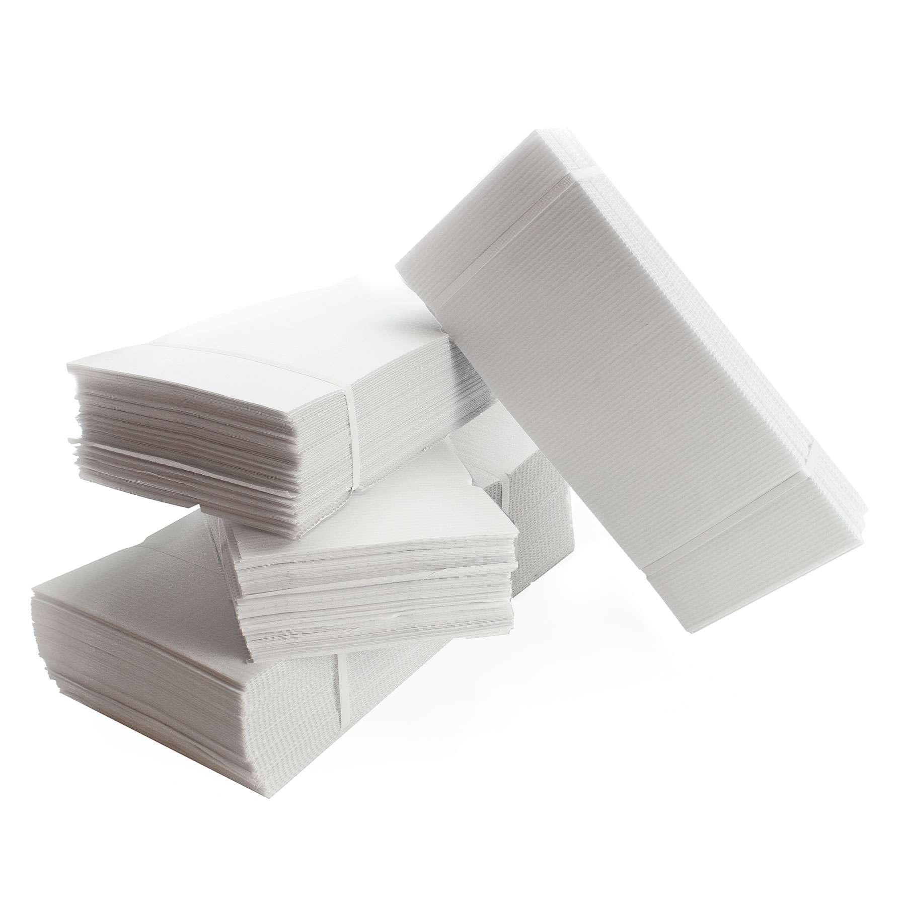 white corrugated paper