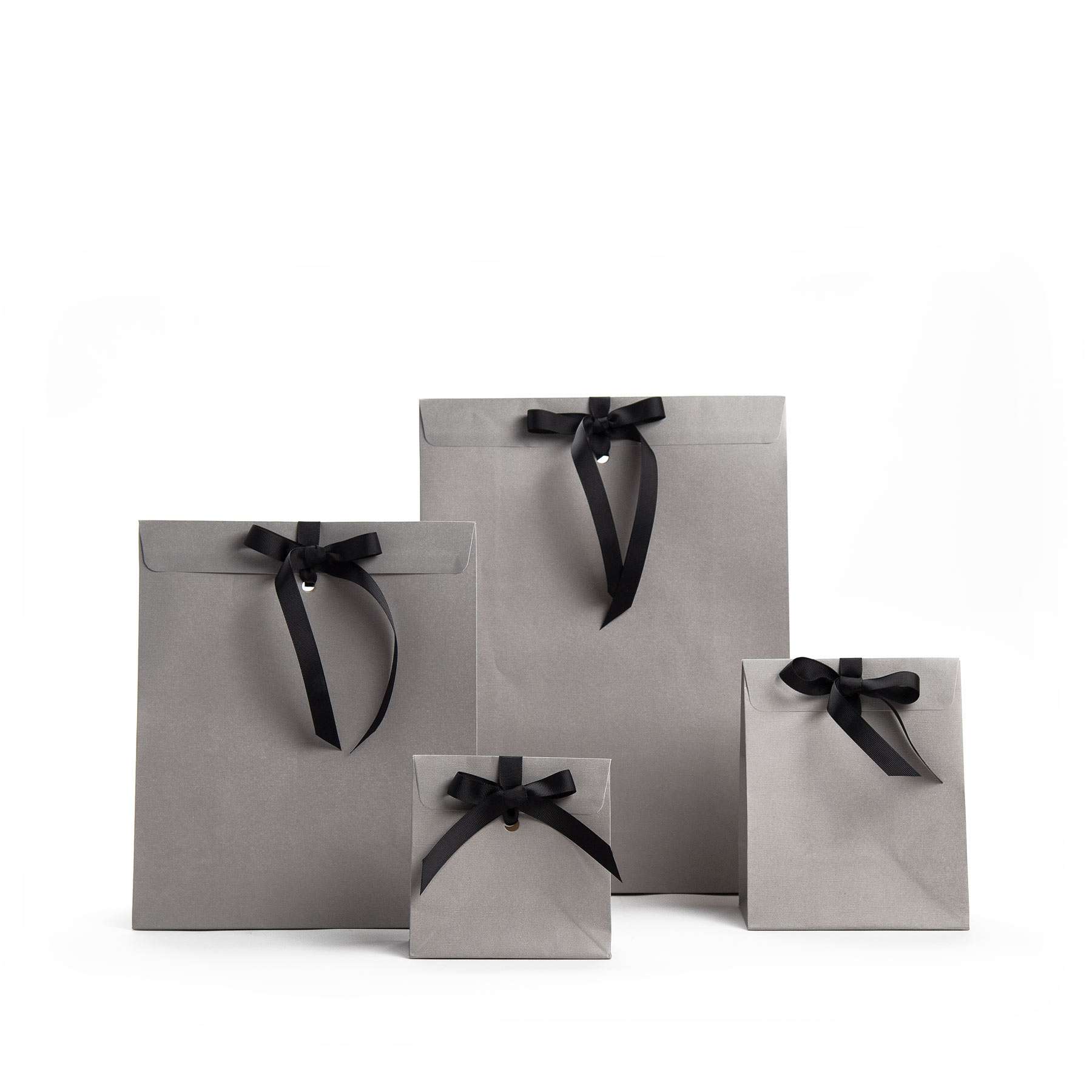 grey gift bags