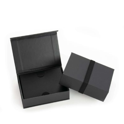 Image of: Gift card box, dark Grey. REMEMBER TO ORDER MATCHING ELASTIC BAND