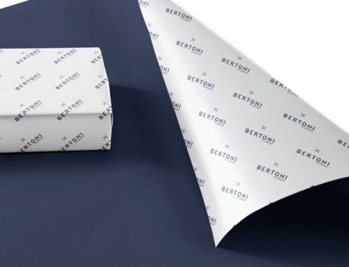 Use wrapping paper for branding