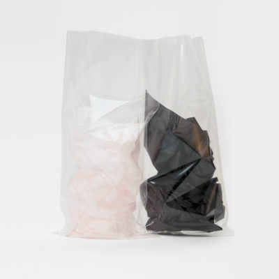 Image of: Cellophane bag, transparent