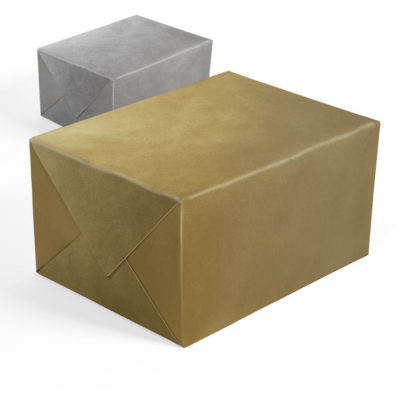 Image of: Gift wrap Gold-Silver ribbet kraft