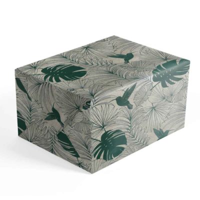 Image of: Gift wrap Green Palms