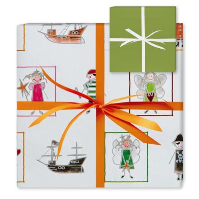 Image of: Gift wrap coated, two-sided, Fairytale. AVAILABLE IN 100 CM