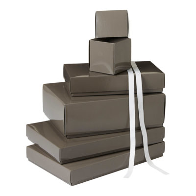 Image of: Glossy Gift Box, Gray