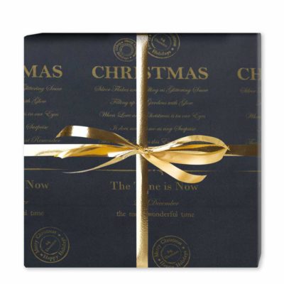 Image of: Gift wrap matt, Royal Christmas, Dark blue